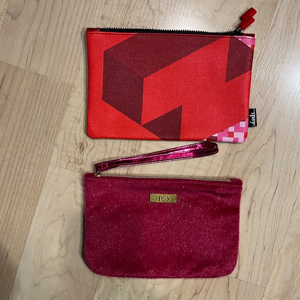 2 Ipsy bags- LIKE NEW